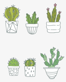 Cactaceae Succulent Plant Clip Art - Cactus, HD Png Download, Transparent PNG