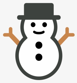 Emoji Snowman, HD Png Download, Transparent PNG
