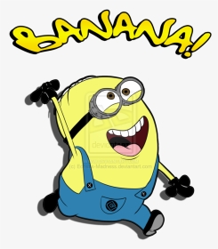 Minion Party Clipart - Minion Banana Clipart, HD Png Download, Transparent PNG