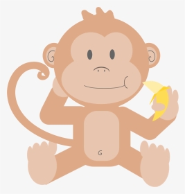 Cartoon Monkey Without Background Icons Png - Banana Sentence In Arabic, Transparent Png, Transparent PNG