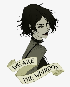 Graphic Black And White We Are The Weirdos - We Are The Weirdos Mister Tattoo, HD Png Download, Transparent PNG