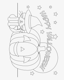 Great Pumpkin Book Child - Halloween Coloring Pages Transparent, HD Png Download, Transparent PNG