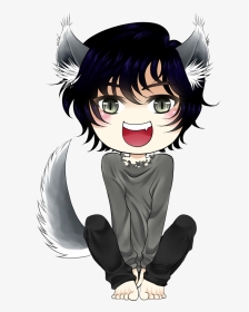 Collection Of Anime - Black Hair Anime Werewolf Boy, HD Png Download, Transparent PNG