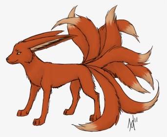 Karene The Tailed By - Six Tail Fox, HD Png Download, Transparent PNG
