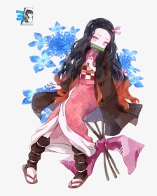 #kimetsunoyaiba #demonslayer #nezuko #tanjiro #tanjirou - Kimetsu No Yaiba Render, HD Png Download, Transparent PNG