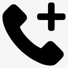 Phone Call Dial Add New Telephone - Cross, HD Png Download, Transparent PNG