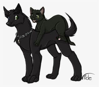 Vector Freeuse Download View Topic Thentsi S - Wolf And Black Cat, HD Png Download, Transparent PNG