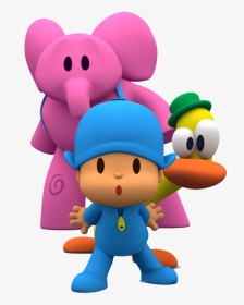 Pocoyo Pato And Elly, HD Png Download, Transparent PNG
