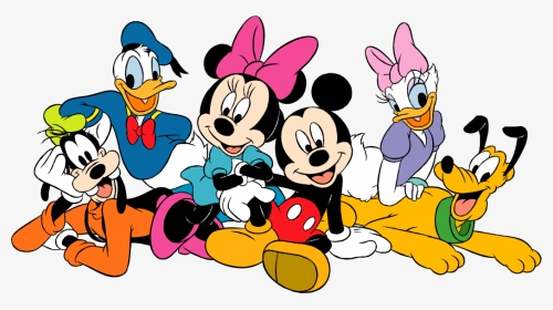 Mickey Minnie Daisy Donald Goofy And Pluto, HD Png Download, Transparent PNG