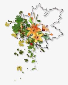 #autumn #flower #wreath #leaves #fall #freetoedit - Autumn, HD Png Download, Transparent PNG