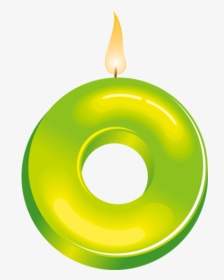 Birthday Candle Number 0 Png Image Free Download Searchpng - Circle, Transparent Png, Transparent PNG