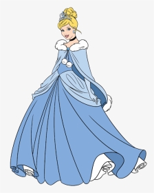Princess Cinderella Blue Dress Clipart, HD Png Download, Transparent PNG