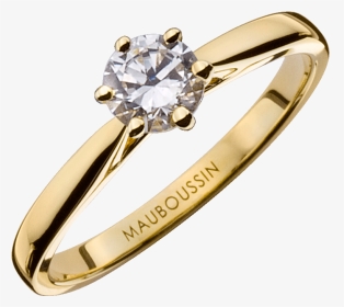Six De Toi Engagement Ring, Yellow Gold, 0,30ct Diamond - Rose Gold Rings Singapore, HD Png Download, Transparent PNG