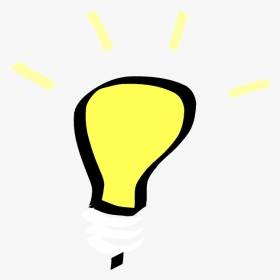 Thinking Light Bulb Png Clipart , Png Download, Transparent Png, Transparent PNG