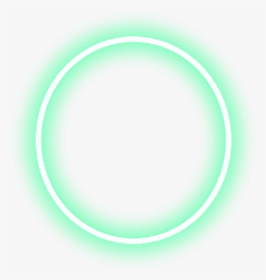 #freetoedit #neon #green #circle #frame - Circle, HD Png Download, Transparent PNG