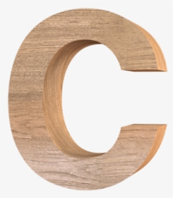 #c #letter #wooden - Plywood, HD Png Download, Transparent PNG