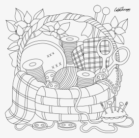 Printable Sewing Coloring Pages, HD Png Download, Transparent PNG