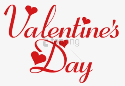 Free Png Happy Valentine Day 2018 Date Png Image With - Transparent Happy Valentines Day Png, Png Download, Transparent PNG