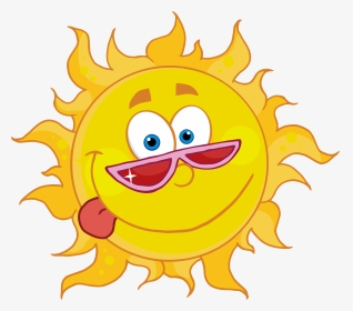 Scorching Sun Clipart Png Royalty Free Stock Paradis - Clipart Image Of Sun, Transparent Png, Transparent PNG