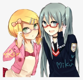 Hatsune Miku And Rin Kagamine, HD Png Download, Transparent PNG