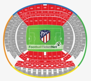 Wanda Metropolitano Seat Plan, HD Png Download, Transparent PNG