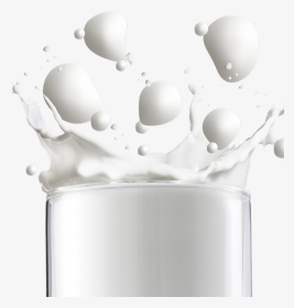 Dynamic Milk Image Splash Goodness Glass Of Milk Vitamins - Balloon, HD Png Download, Transparent PNG