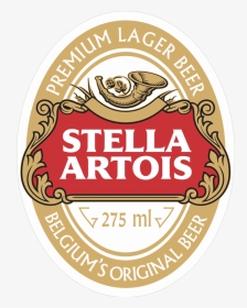 A Stella Artois É Uma Cerveja Pilsner Lager Premium, - Logo Cerveja Png Stella, Transparent Png, Transparent PNG
