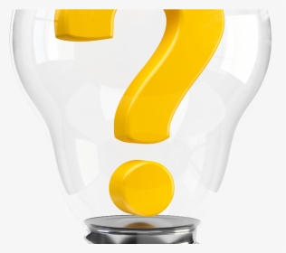 Light Bulb Png -light Bulb With Question Mark Png Image - Light Bulb And Question Icon, Transparent Png, Transparent PNG