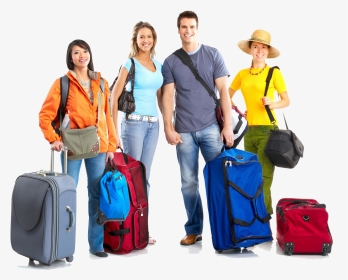 People With Travel Bags, HD Png Download, Transparent PNG