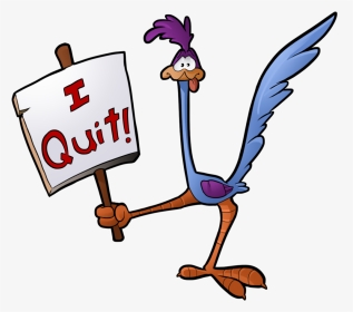 #roadrunner #iquit #quit #quits - Road Runner Looney Tunes, HD Png Download, Transparent PNG