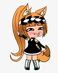 #gachalife #galaxy #wolf #anime - Gacha Life Characters Wolf, HD Png ...