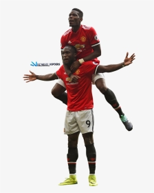 Romelu Lukaku Paul Pogba By Szwejzi - Pogba Png Manchester United, Transparent Png, Transparent PNG