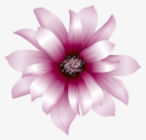 Pink Flowers Clip Art, HD Png Download, Transparent PNG