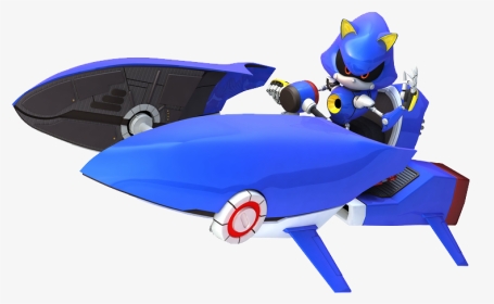 Sonic News Network - Sonic All Star Racing Metal Sonic, HD Png Download, Transparent PNG
