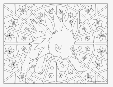 Pokemon Colouring Page, HD Png Download, Transparent PNG