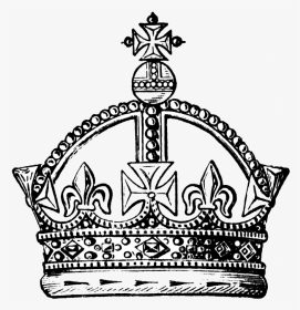 The King S Speech - Queen Elizabeth Crown Drawing, HD Png Download, Transparent PNG
