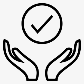 Money Hands Circle Check Mark Comments - Interest Rate Black And White, HD Png Download, Transparent PNG