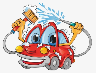 Free Clipart Washing Car Image Transparent Car Wash - Carwash Cartoon, HD Png Download, Transparent PNG