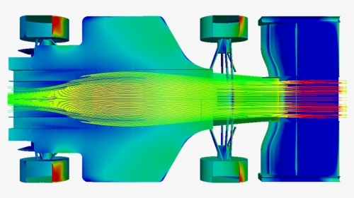Formula Student Race Car Airflow From The Front Wing - Undertray Diffuser Design, HD Png Download, Transparent PNG