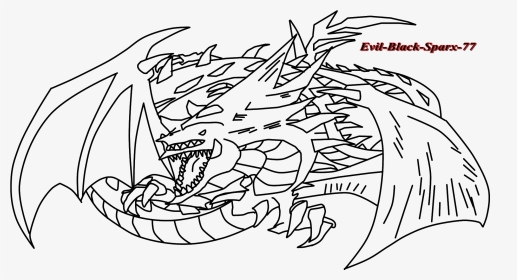 Slifer The Sky By - Yu Gi Oh Colorings, HD Png Download, Transparent PNG