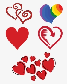 Printable Heart Shapes - Valentine Printable Heart Shape, HD Png Download, Transparent PNG