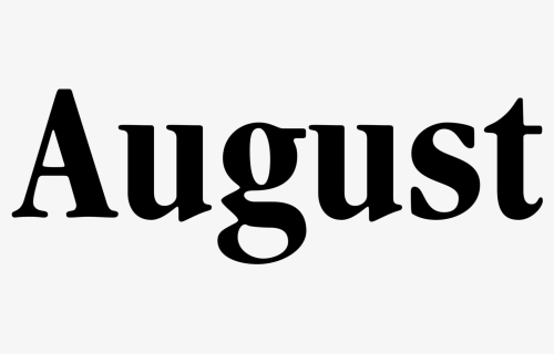 August Logo , Png Download - August Logo, Transparent Png, Transparent PNG