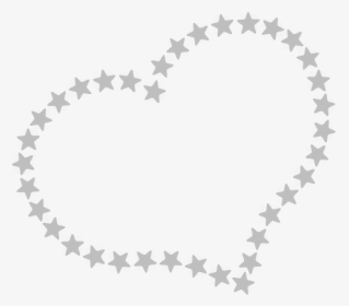 Star Heart Clip Art - Star Heart Clipart Black And White, HD Png Download, Transparent PNG