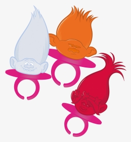 Trolls 3d Candy Ring Pieces, HD Png Download, Transparent PNG