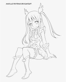 Transparent Anime Coloring Pages, HD Png Download, Transparent PNG