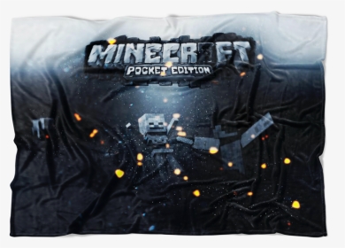 Minecraft Fleece Blanket Mythic Black Blanket - Board Short, HD Png Download, Transparent PNG