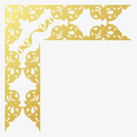 Frame Clipart Transparent - Chinese Frame Gold Pattern Png, Png Download, Transparent PNG