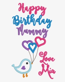 Happy Birthday With Name Mummy, HD Png Download, Transparent PNG