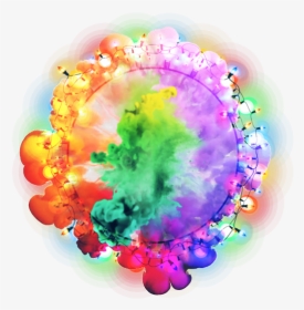#remixit #smoke #light #colours #colourful #lightsmask - Circle, HD Png Download, Transparent PNG