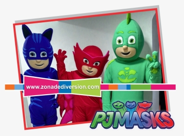 Personajes Pj Maks Fiestas Infantiles Bogota - Cartoon, HD Png Download, Transparent PNG